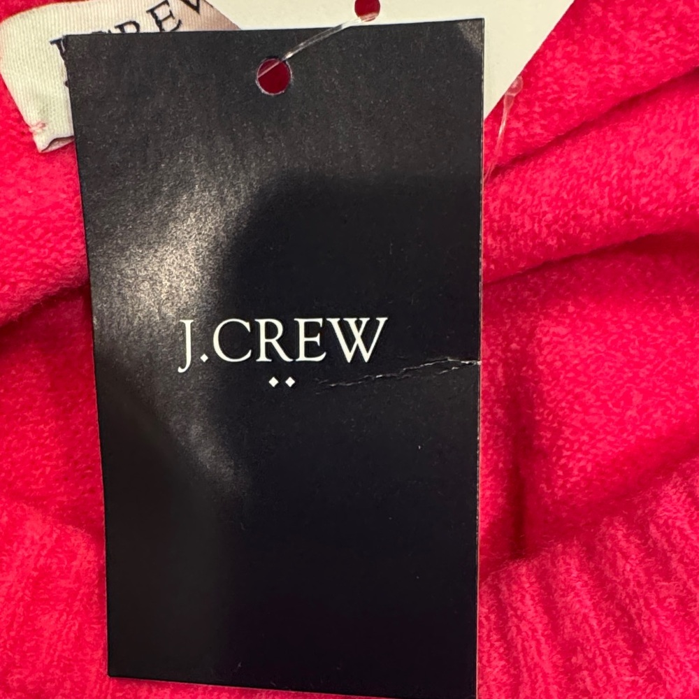 J. Crew Women's Crew Neck Sweater - Bright Pink - Picture 9 of 12